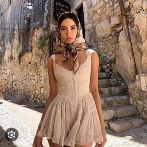 Vanessa Mooney Elisabeth Romper Dress